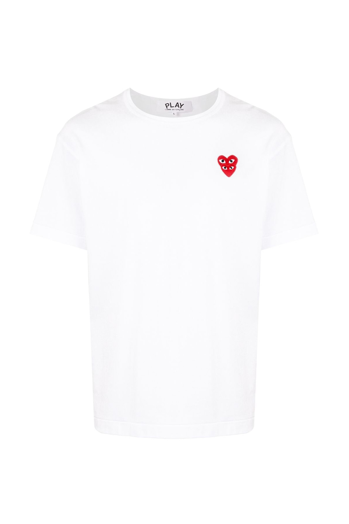 Mens T-Shirt Multi Red Red Heart P1T288